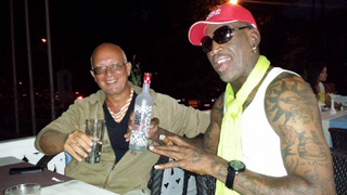 Dennis Rodman Parties With Latvian Million-Dollar Armored Car Company